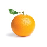 Organic Orange Juicy With The Leaf