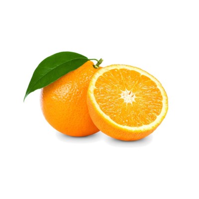 Organic Orange Juicy With The Leaf