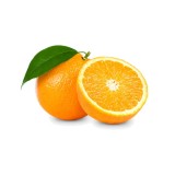 Organic Orange Juicy With The Leaf